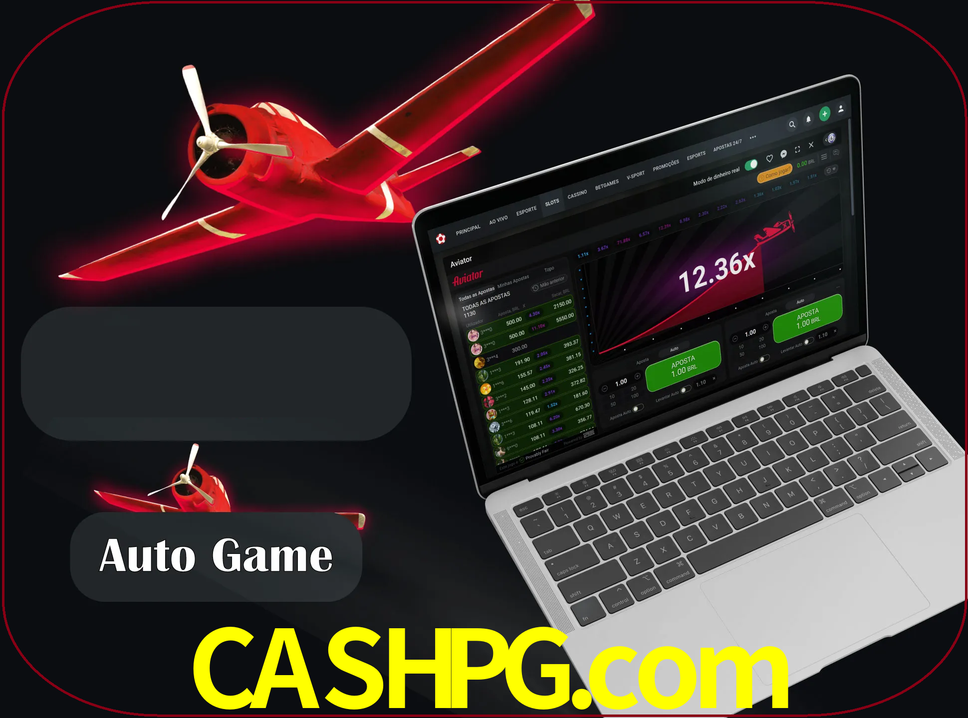 No modo automático, os jogos apostam e sacam seu dinheiro automaticamente.