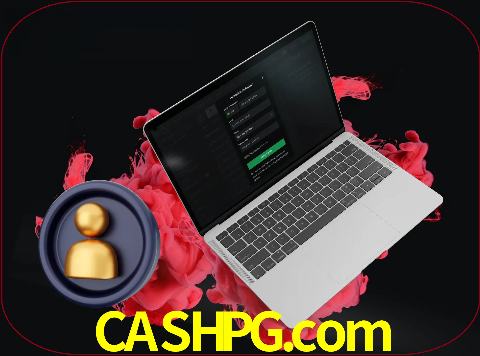 No cabeçalho do site cashpg, clique no botão que o levará a um formulário especial onde terá de introduzir as suas informações actuais.