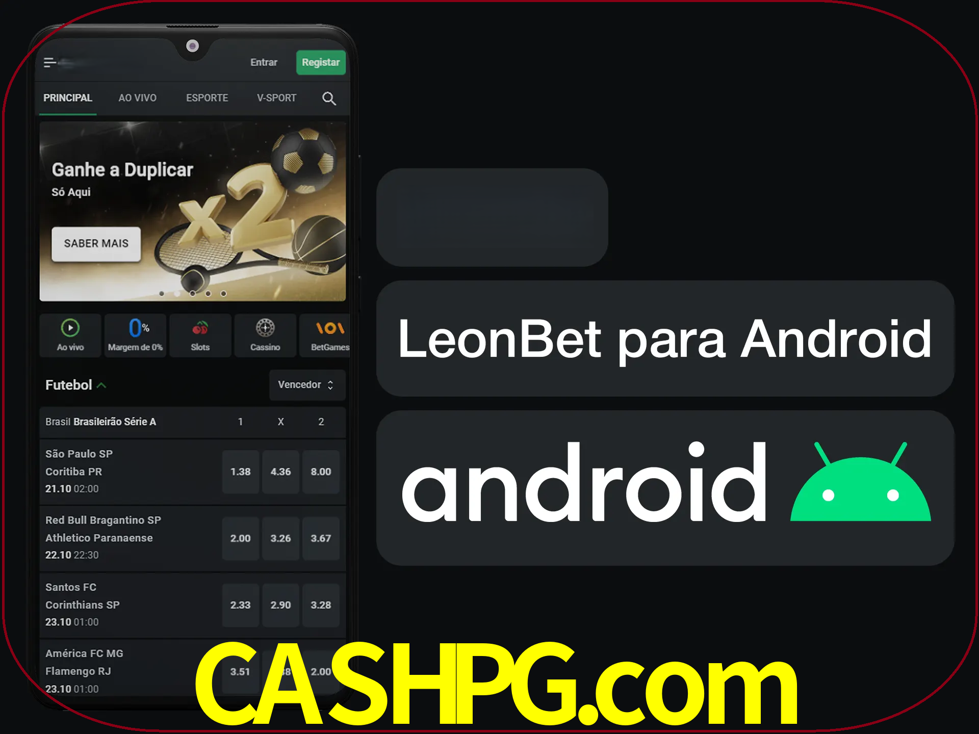 Adquira sua versão poket de LeonBet.